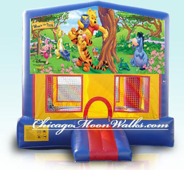 Winnie The Pooh Inflatable Bounce House Rental Chicago Moonwalks IL